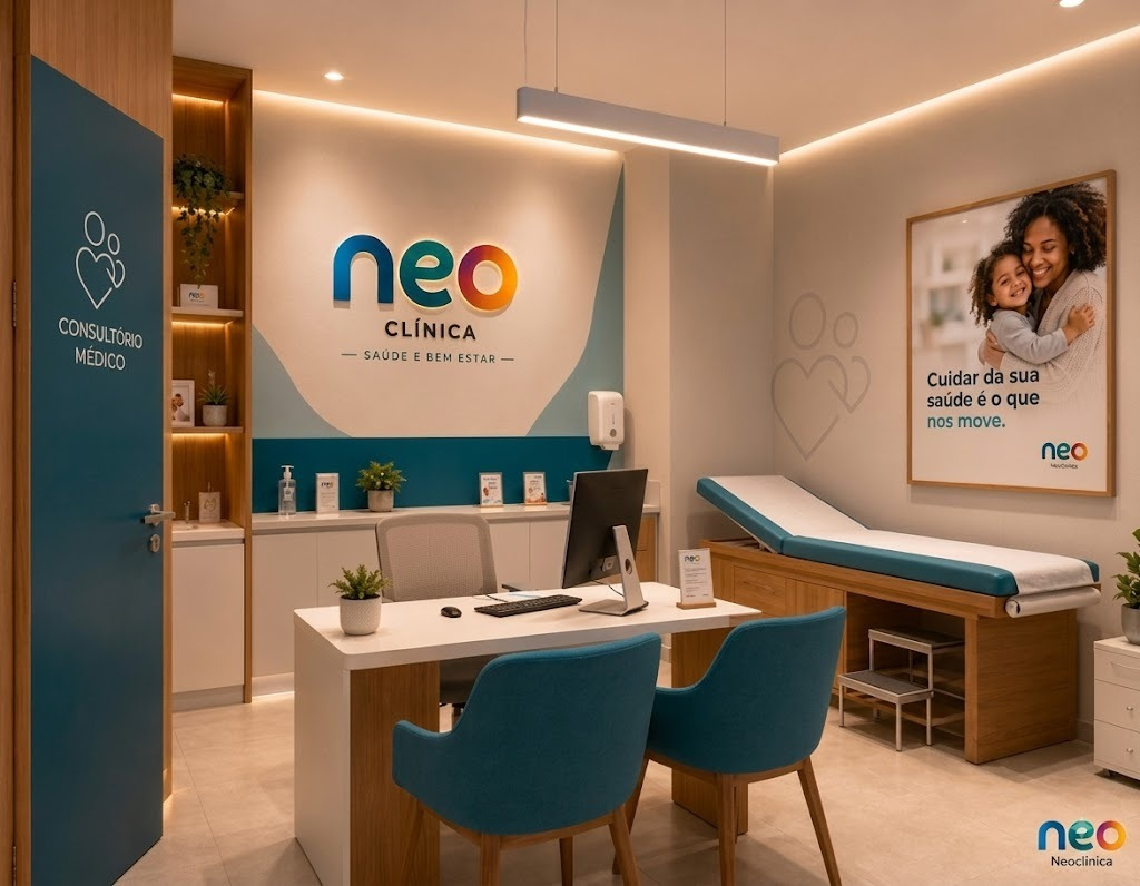 Consultório médico da Neo Clínica
